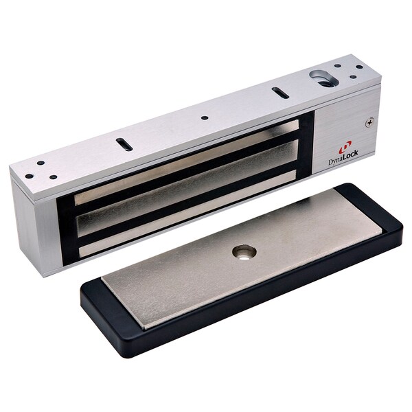 MagLock, Top Jamb Single Door, US28, 12/24 VDC, 1200lb